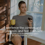 LOLA regular absorbency 36 pack ultra thin pads for women