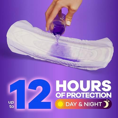 Always Discreet thin and flexible incontinence pad showing side leak guards