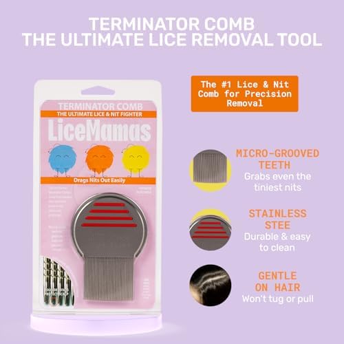 Step by step professional lice removal kit for kids and adults.