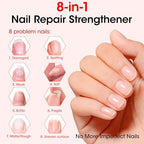 Keratin and calcium formula nail hardener brush application details
