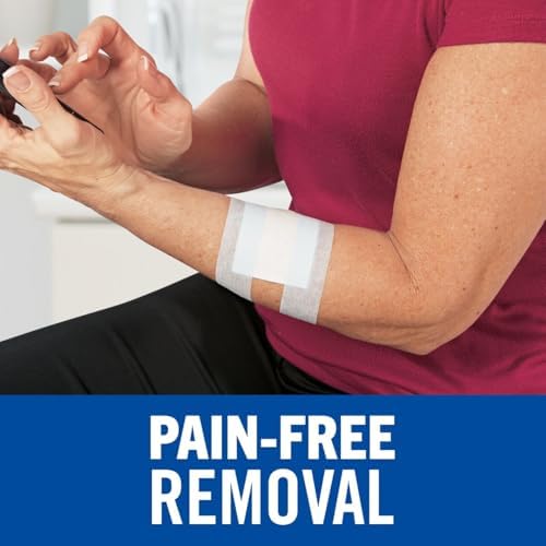 Nexcare 3M hospital grade gentle removal tape dimensions view