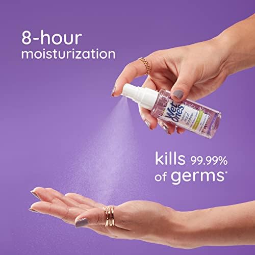 Wet Ones Hydrating Hand Sanitizer Spray Mist | Lavender-Scented Spray Hand Sanitizer Travel Size, 1.95oz (3 Pack) - Image 3