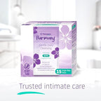 Close up of Theraworx Harmony single use feminine wipes showing portability.