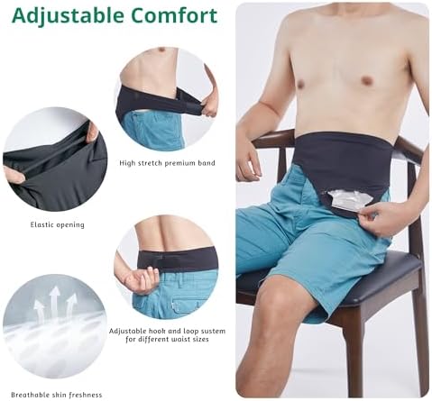 GBmates ostomy support wrap for active lifestyle