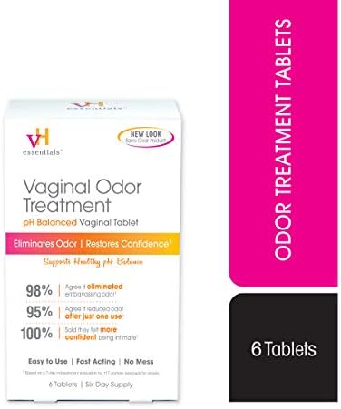 Back label of vH Essentials odor treatment showing ingredients and directions