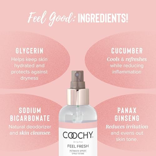 Coochy intimate mist for all day odor protection and freshness
