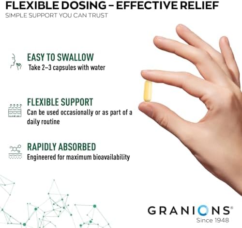 Close-up of Granions Alerphyt complex displaying the clean, preservative-free vegan product label.