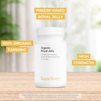 Premium freeze dried royal jelly 3 to 1 extract capsules by Supersmart