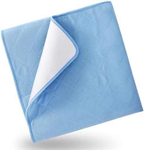 SPRINGSPIRIT blue underpad protection being utilized on a living room sofa fabric