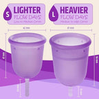 Venus high capacity period cup for heavy flow USA imported