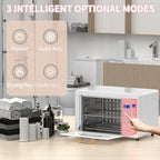 Yofuly sterilizer cabinet with door open for tool placement