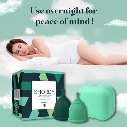 SHORDY menstrual cup collapsible storage box for hygienic travel and portability.