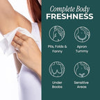 Close up of the Sensitive formula label on pH-D Feminine Health support wipes.