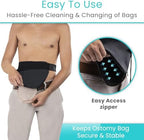 Vive odorless abdominal stoma pouch cover for men and women