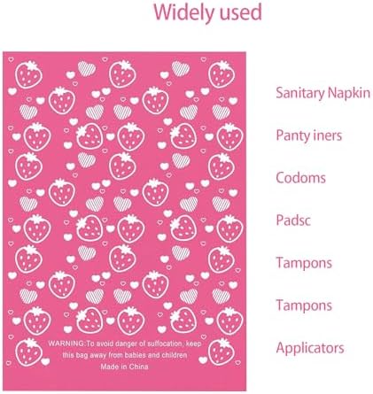 Bulk pack of 150 count feminine hygiene disposal bags for home and office.
