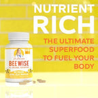 Doctor Danielle Bee Wise supplement facts panel highlighting dosage and manufacturing credentials
