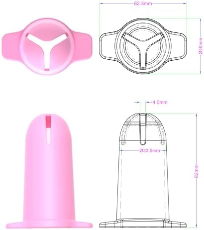 Mottery reusable period cup applicator set with storage bag and measuring cup.