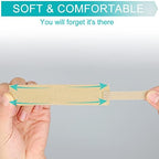 Washable incontinence supplies pack of ten displaying elasticity.