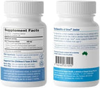 UROX Junior 30 vegetarian capsules bottle highlighting natural ingredients like Cratevox and Horsetail