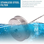 Removable stainless steel strainer tray for salon tools