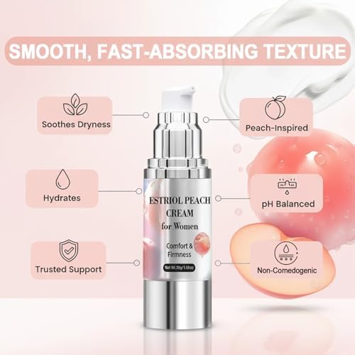 WJunHua Intimate Moisturizing Cream with peach scent for vaginal dryness relief.