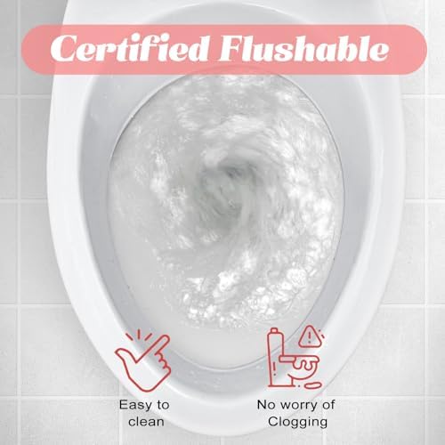 Twoworld flushable wipes showing safe disposal and rapid breakdown