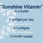 Life Extension Vitamin D3 imported non-GMO and gluten-free certification stamps
