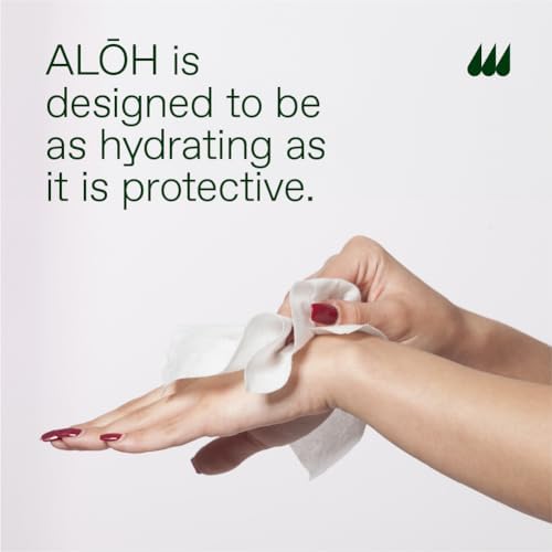ALŌH Skin - Softening Sanitizing Hand Wipes – Sweet Orange Bergamot (1 Box of 20 Individual Wrapped Wipes) - Image 3