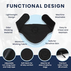 Close up view of the YConnect Colostomy Bag Cover inner pocket holding a pouch securely.