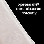 Individual unwrapped U by Kotex regular length panty liner detail