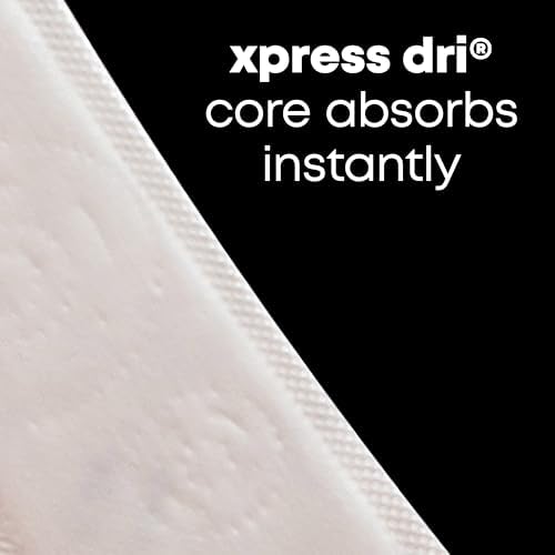 Individual unwrapped U by Kotex regular length panty liner detail