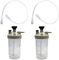 ResOne Oxygen Therapy Bubble Humidifier High Flow 2 pack front view for respiratory humidification.