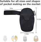 Back view of FIRRKEP ostomy supply showing the easy-access opening for pouch insertion.