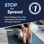 Back label of Lamisil antifungal foot cream with drug facts and usage directions.
