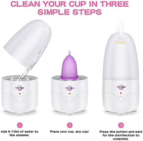 Compact portable menstrual cup wash kit for travel and home storage