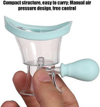 Side profile of the NAYZOJ eye rinse tool showing leak-proof design