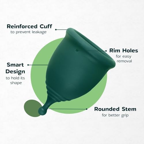 Authentic SHORDY menstrual cup packaging for the small and large starter pack.