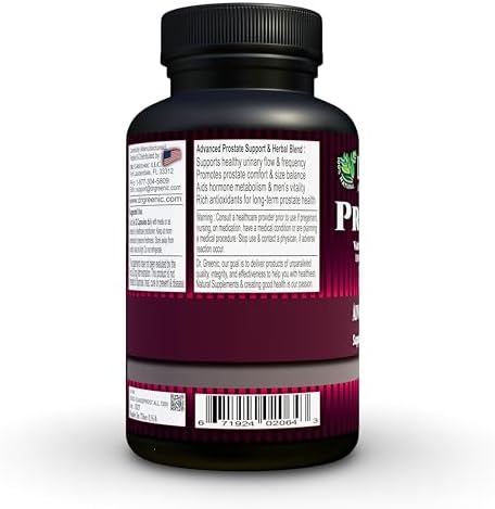 Dr. Greenic Prost All saw palmetto free prostate supplement packaging