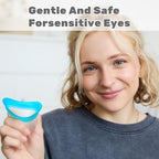 Travel-friendly eye wash cleaner set with protective carrying box.