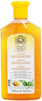 Intea Blond Reflections Shampoo 250 Milliliters packaging showing the organic chamomile hair cleansing solution