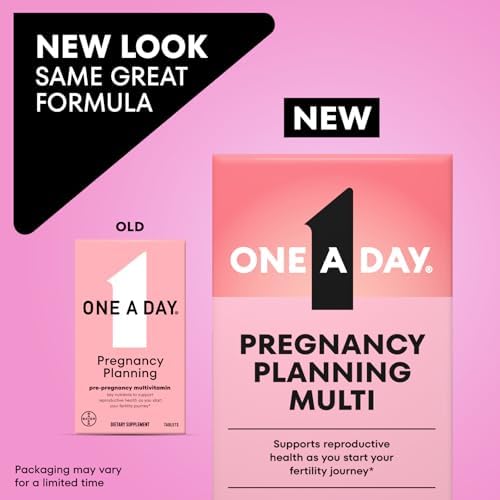 One A Day Pregnancy Planning supplement facts label