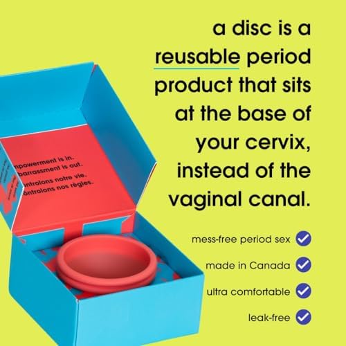 Nixit reusable period disc showing the ultra soft medical grade texture.