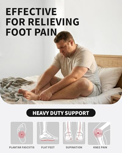Side profile of WalkHero insoles highlighting the high arch structure.
