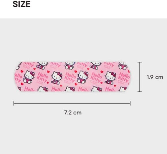 Florian brand Hello Kitty standard size adhesive strips for minor wound care