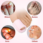 Overlapping foam sleeve design for enhanced foot padding and comfort.