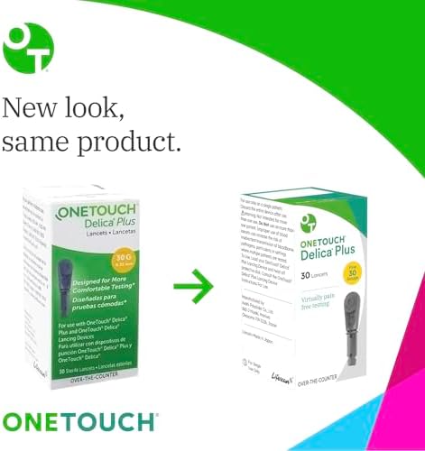 Side view of imported USA blood glucose monitoring lancets box highlighting compatibility