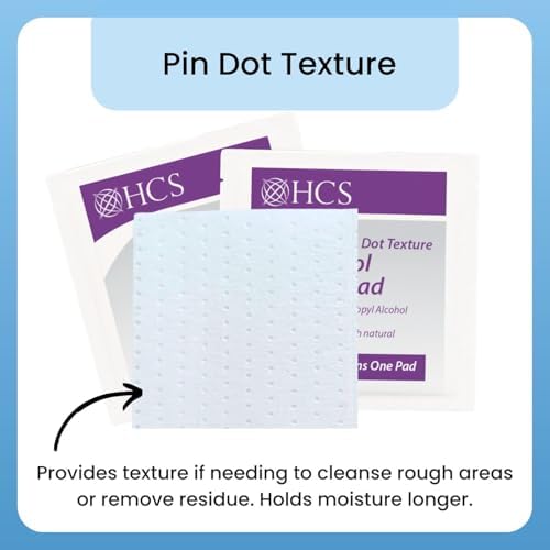 HCS medical grade antiseptic wipes for first aid and diabetes care