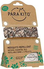 Side profile of Parakito natural essential oil repellent bracelet