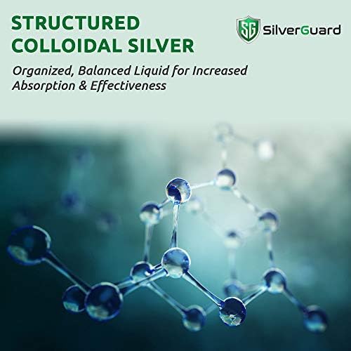 Authentic USA imported SilverGuard liquid silver dietary supplement for adult immunity