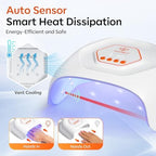 Modelones compact curing device showing the lightweight ergonomic design